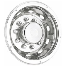 Radzierblende 22,5" Felgenkappe Radkappe Radblende Edelstahl Hinterachse LKW