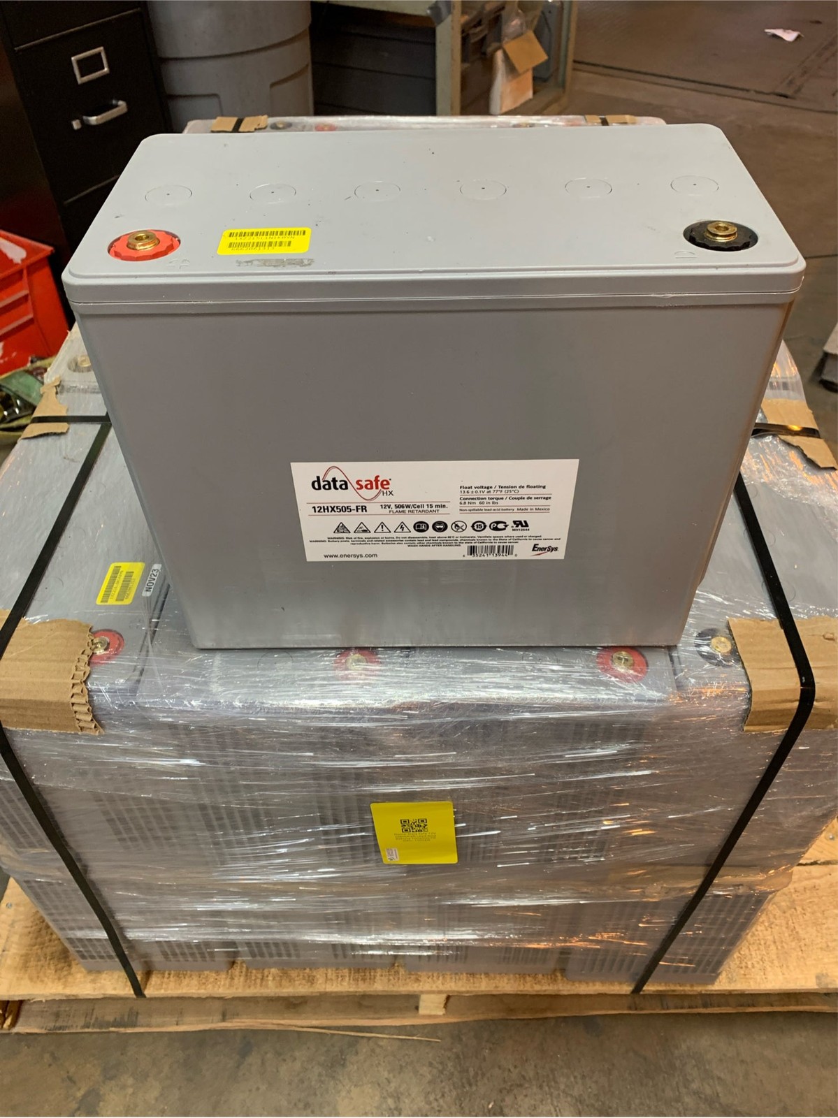 Data Safe 12V 506W/Cell Lead-Acid Battery 12HX505-FR 2023 (SKU: 110544)