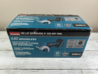 #ad Makita XCM01Z 18V LXT® Lithium Ion Brushless Cordless 3quot; Cut Off Tool Tool Only $150.00