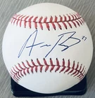 AUSTIN RILEY WITH #27 LICENSED PSA/DNA AUTHENTICATED SIGNED NEW MANFRED BASEBALL
