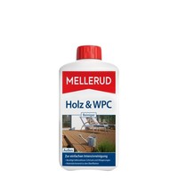 Mellerud Holz & WPC Reiniger 1L | Tiefenreinigung FüR Holz WPC BPC Innen/AußEn
