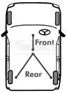 Handbrake Cable BKB2681 Borg & Beck Hand Brake Parking 13172730 522017 522556 - Image 4