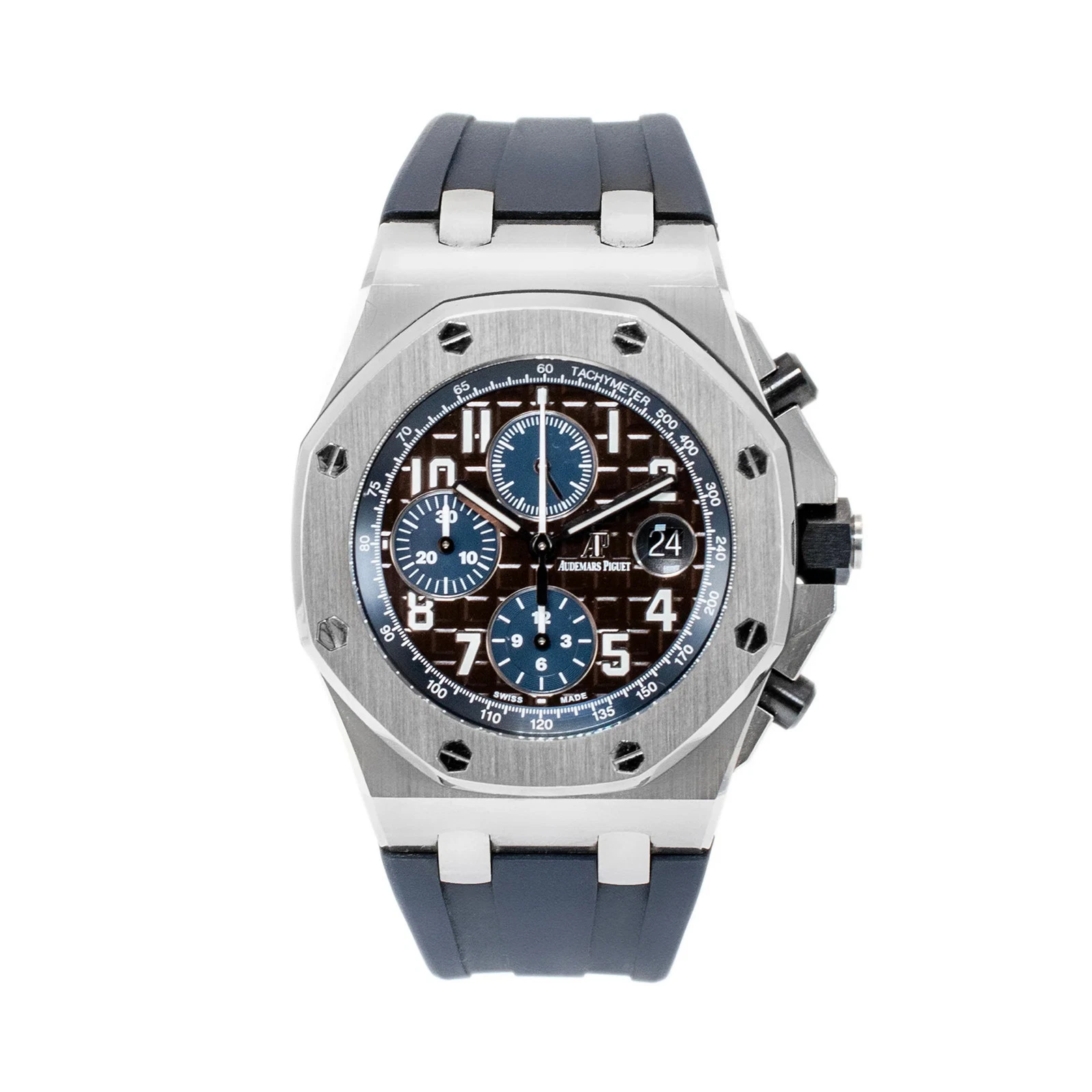 Audemars Piguet — 2020 Audemars Piguet Royal Oak off Shore 26470ST 42MM Blue Stainless Steel Watch
