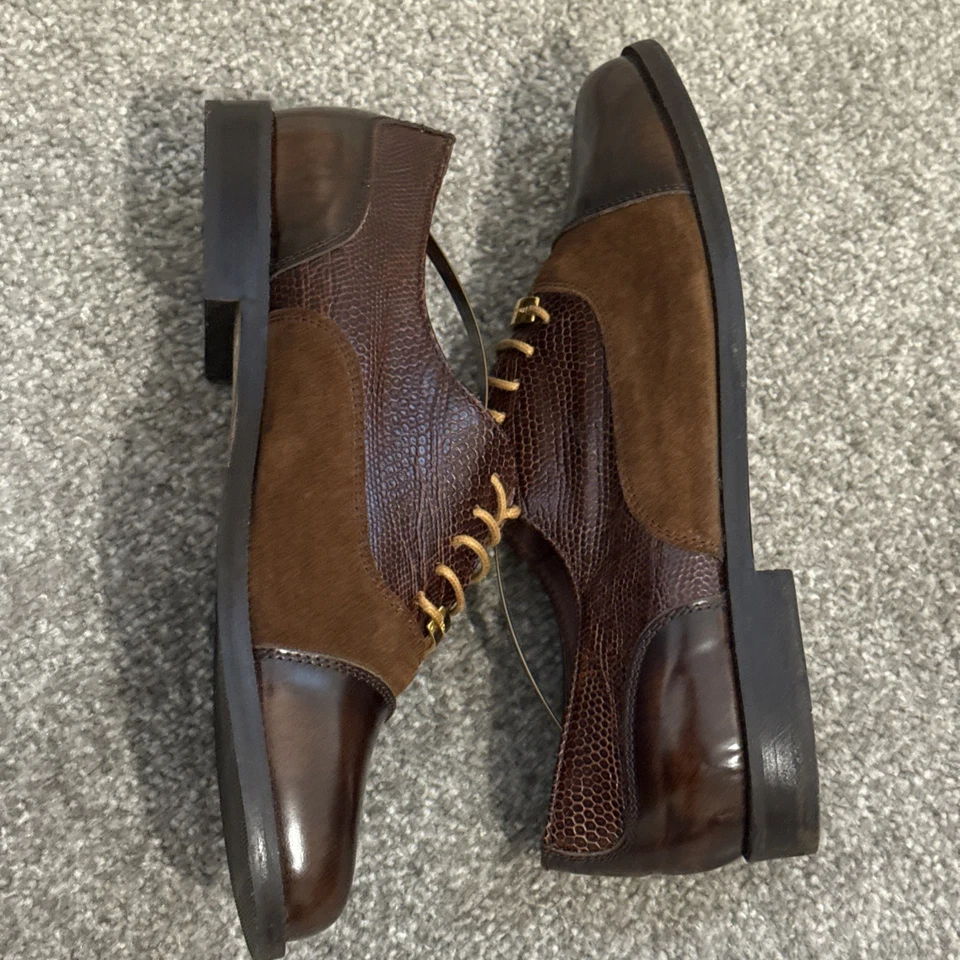 Russell & Bromley Abacrombie Shoes Womens UK 8 EU 41 Brown Suede Leather - Image 3 of 4