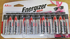 NEW FACTORY SEALED 24 PACK ENERGIZER MAX AA BATTERIES EXP 12/2040 1.5V FREESHIP