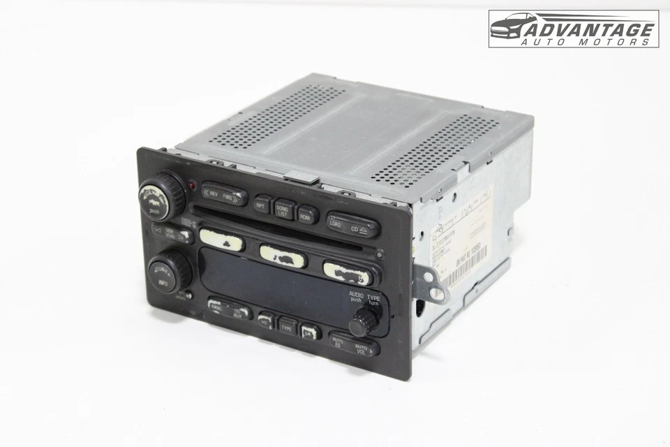 2003-2005 HUMMER H2 TABLERO AM FM RADIO RECEPTOR REPRODUCTOR DE CD MÓDULO UNIDAD OEM Foto 3 de 4