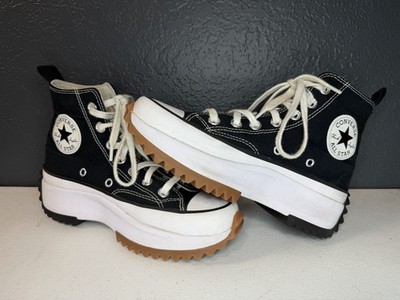 Converse Run Star Hike high top platform sneakers  166800C  women 6 Men's 4.5