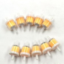 Universal Fuel Filter 10 Pack 1/4"  Gas Inline For Kawasaki Kohler Briggs