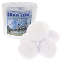 Indoor Snowball Fight - Mondo Huge Snowballs - Set Of 6 Double Sized Snow Balls Indoor Snowball Fight - Mondo Huge Snowballs - Set Of 6 Double Sized Snow Balls