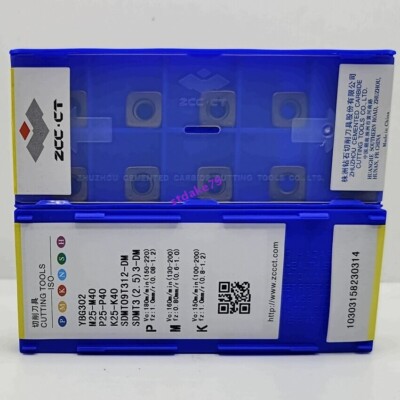 SDMT09T312-DM YBG302 SDMT09T312 Original ZCC.CT CNC blade carbide inserts 10pcs
