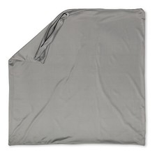 18" x 18" Cover Throw Pillowcases 85/15 Nylon/Spandex Silky Dark Grey
