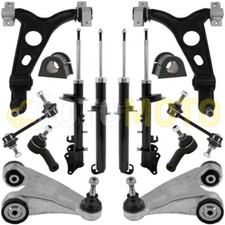 KIT BRACCI AVANTRENO COMPLETO + 4 AMMORTIZZATORI ANT POST ALFA ROMEO 147 156 GT
