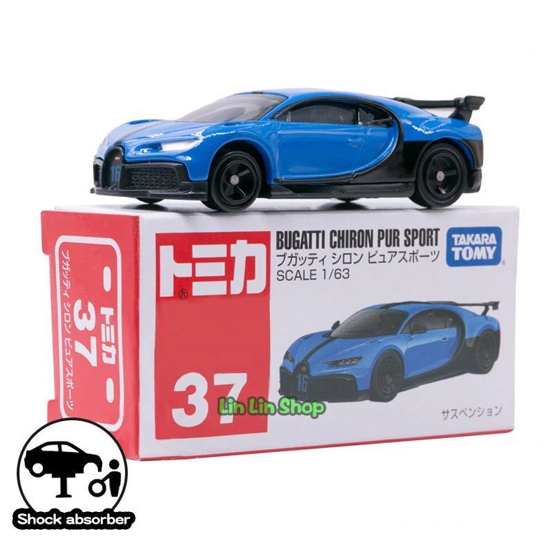 Tomica 37 1 63 Bugatti Chiron PUR Sport Diecast Car Model Takara