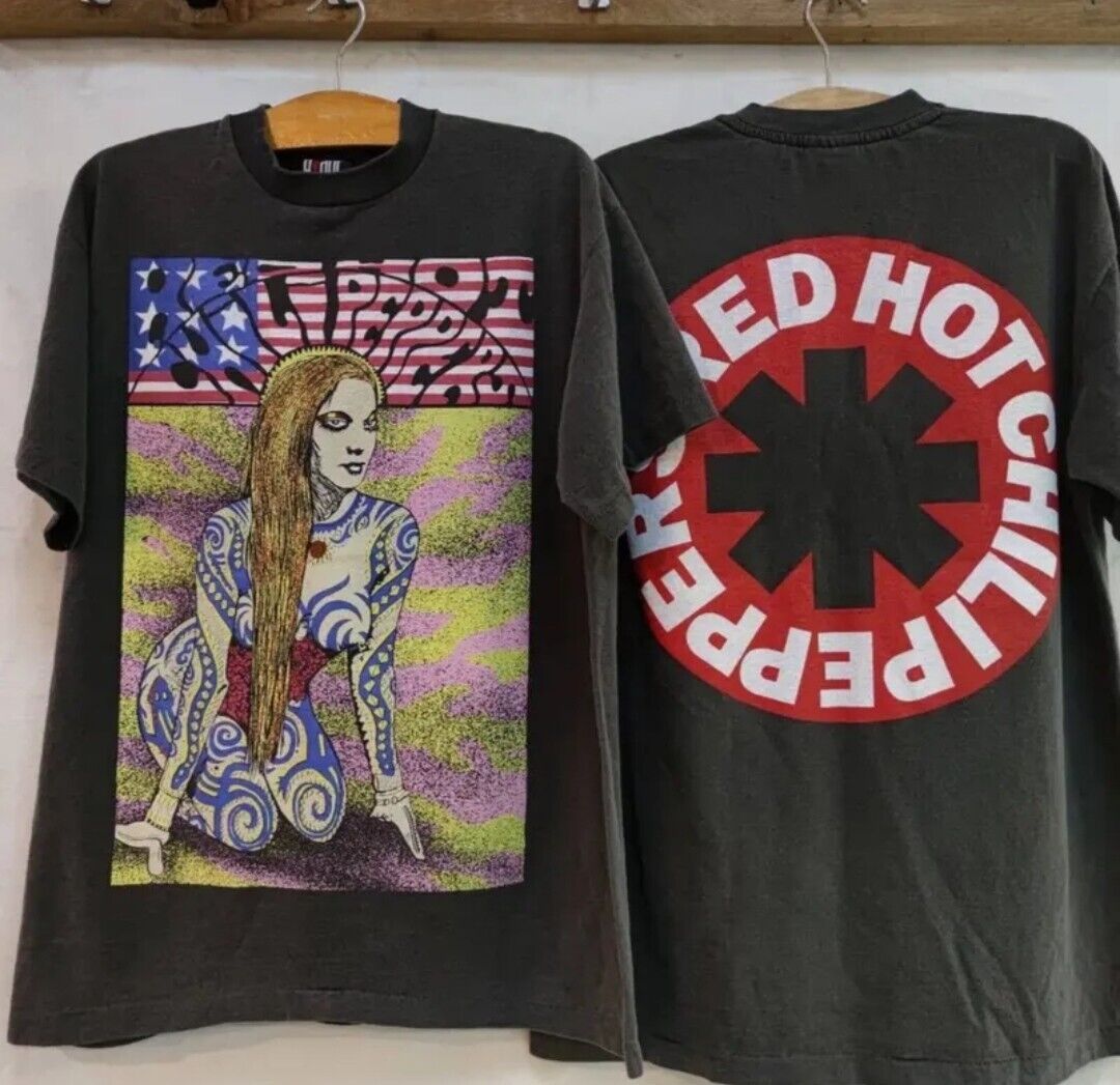 Red Hot Chili Peppers T-Shirt Reprint Giant Tag Sz XL Faded Red Hot Chili Peppers T-Shirt Reprint Giant Tag Sz XL Faded