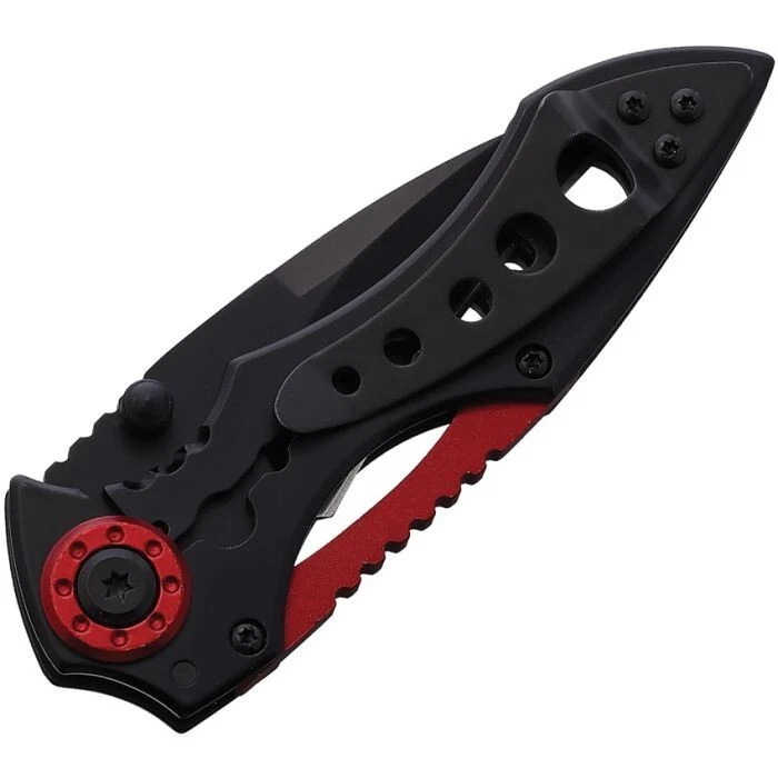 Cuchillo Plegable Mantis Isósceles Marco AUS-8 Hoja de Acero 420 J2 Mango Inoxidable Foto 3 de 3