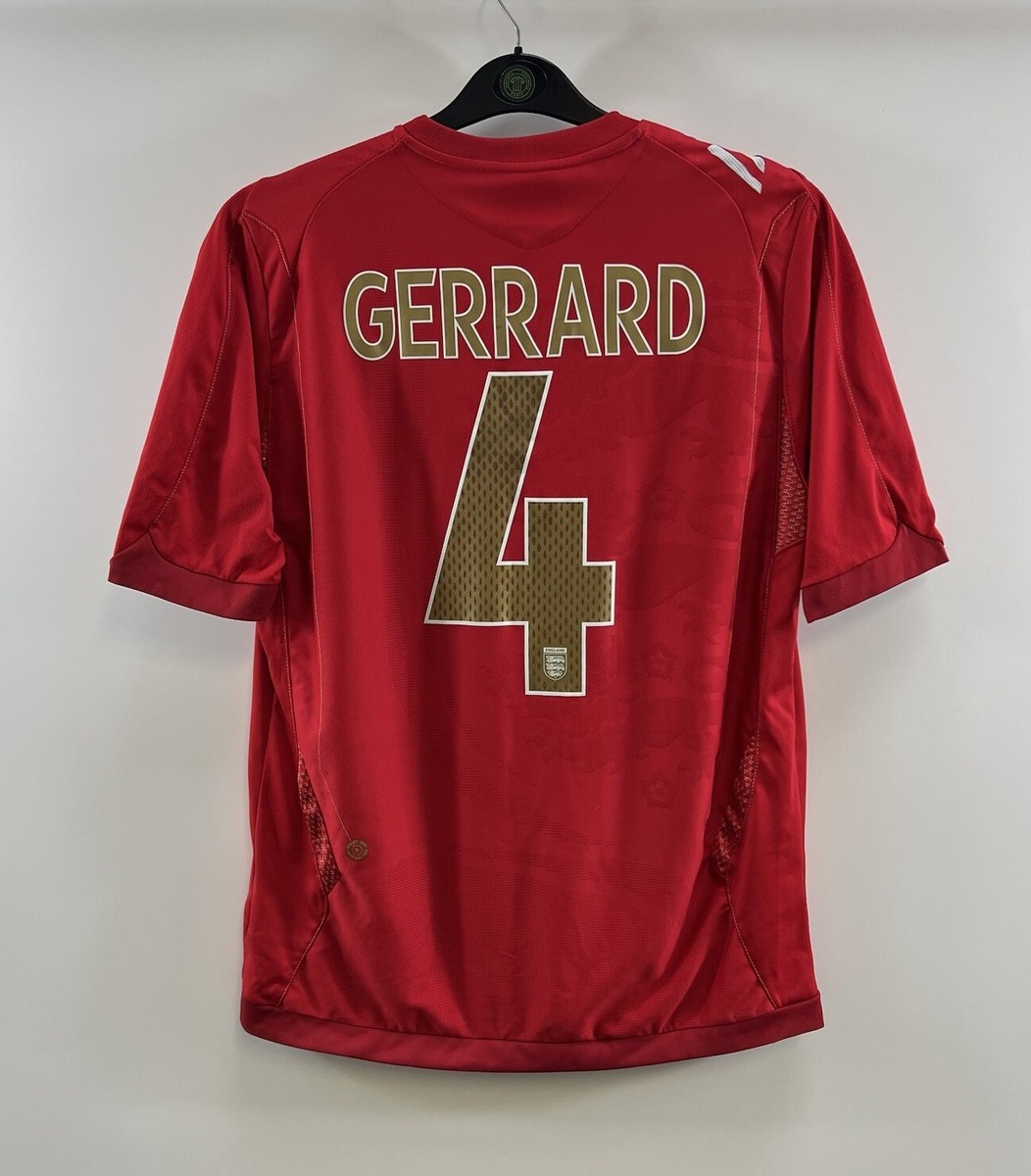Gerrard 2002-04 England Away Shirt