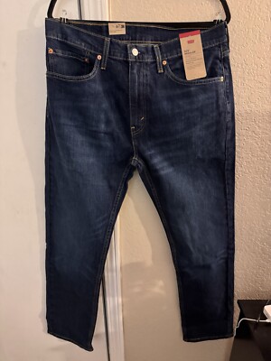 Levi's Men's 505 Regular Fit Jeans Nail Loop Knot Dark Indigo 34 x 32