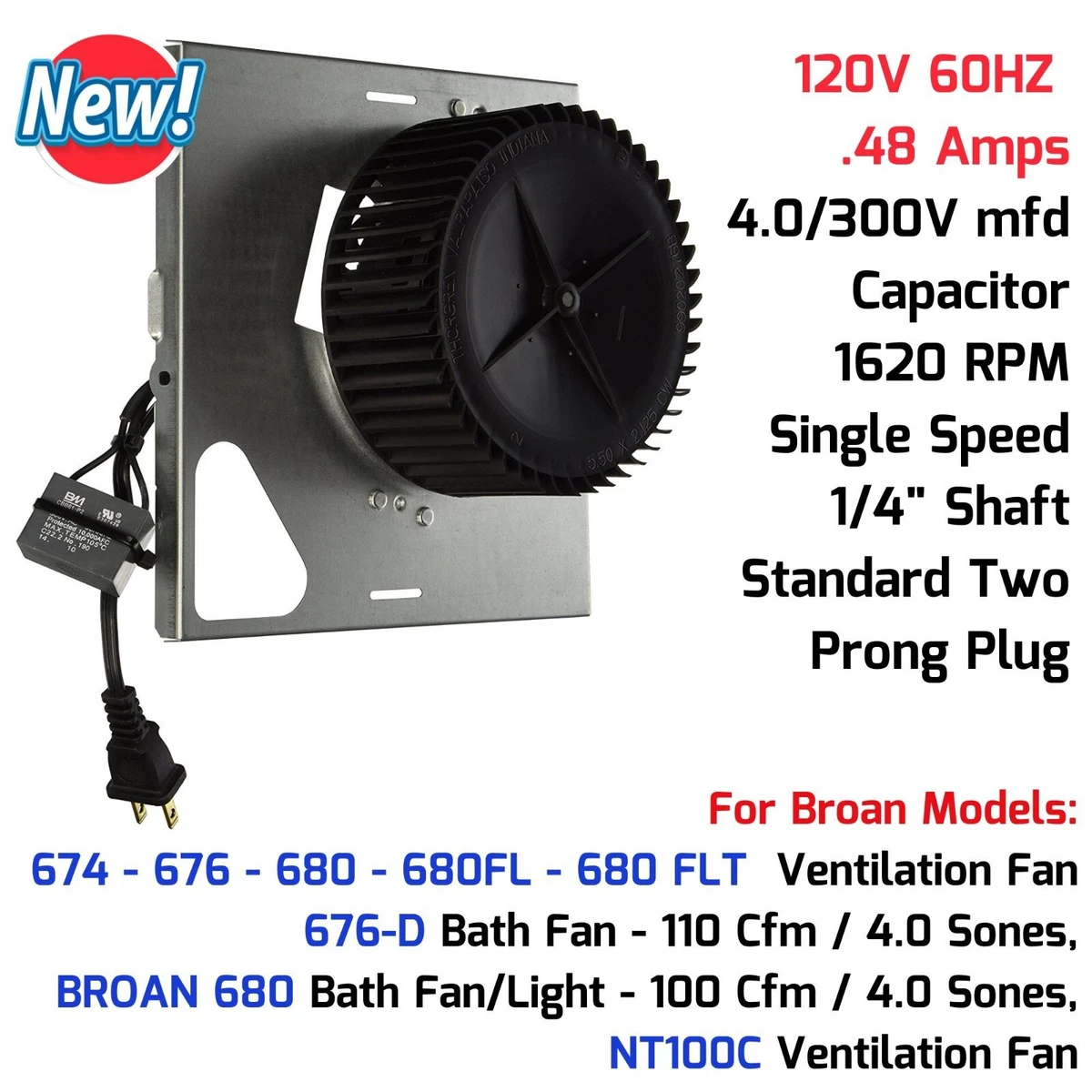 Broan Kitchen Exhaust Fan Motor Home Alqu