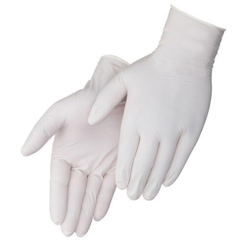 Gloves 100 Box Latex (Nitrile Free - Powder Free) 3.5 Mil Thickness Sizes (S-XL)-image
