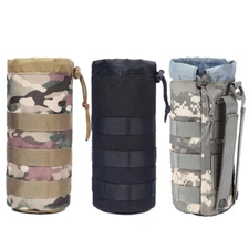 Tactical Water Bottle Pouch Holder Bag Kettle Utility Pouch Holder for Outdoor
