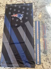 New England Patriots Face Mask Neck Gaiter Scarf NFL  Paracord Bracelet