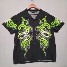 Buffalo Outdoors Men's Short Sleeve Button Up Shirt Size Large