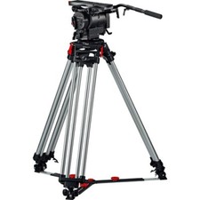OConnor 2575E Head  Mitchell Cine Tripod System with Floor Spreader