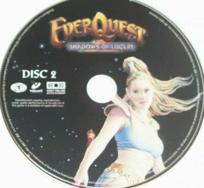 EverQuest: Shadows of Luclin (PC, 2001) Disc Windows Computer DISC #2 ONLY #K230