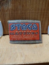 Vintage MATCHBOOK, BOX: STOCO. MADE IN USA MB25
