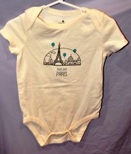 NWOT Cream PERFECT Baby Gap Paris design 1 piece size 12- 18 Months
