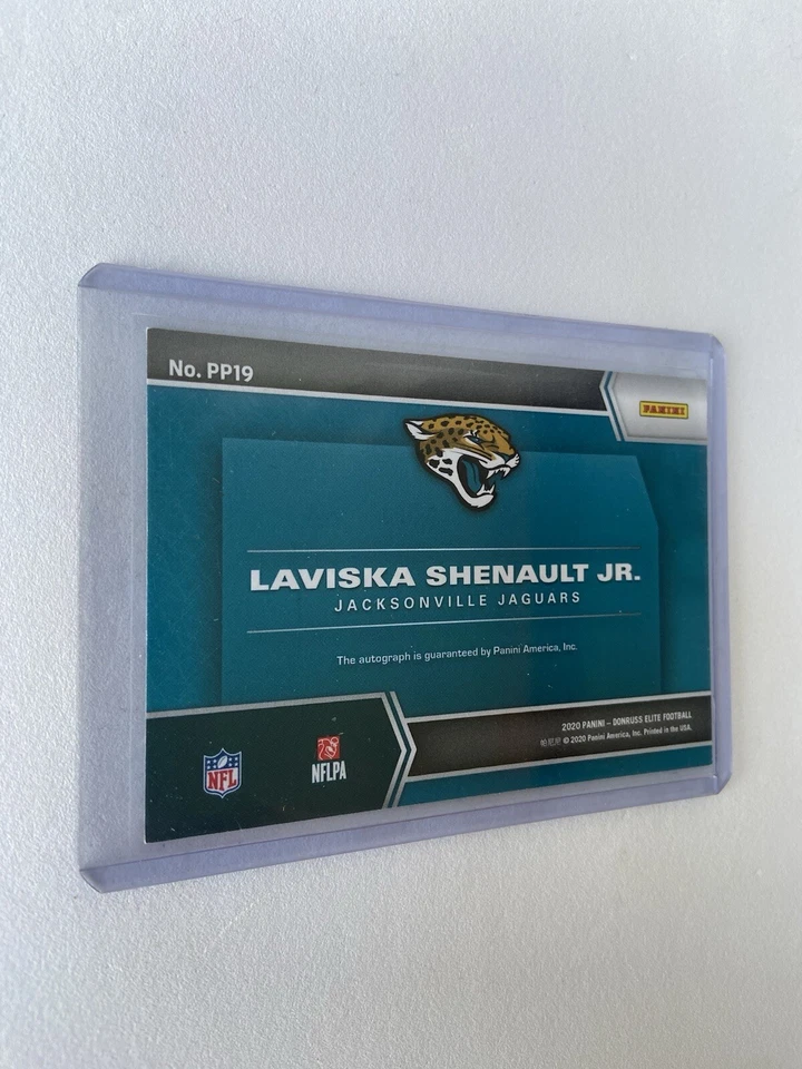 👉Laviska Shenault JR. 2020 Elite PEN PALS RC On-Card Auto! PURPLE INK! 🔥 - Image 3 of 4