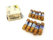 Box of 10 New Bussmann FRN-R-2-8/10 Time Delay Fuses, 250VAC, 2-8/10 A