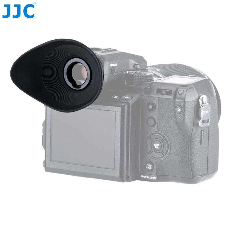 Ocular ergonómico con forma ovalada JJC para FUJIFILM X-T2 GFX-50S reemplaza EC-XT L Foto 2 de 4