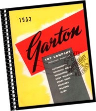 GARTON Toy Company Catalog 1953 PEDAL CARS bikes scooters WAGONS Baby walkers
