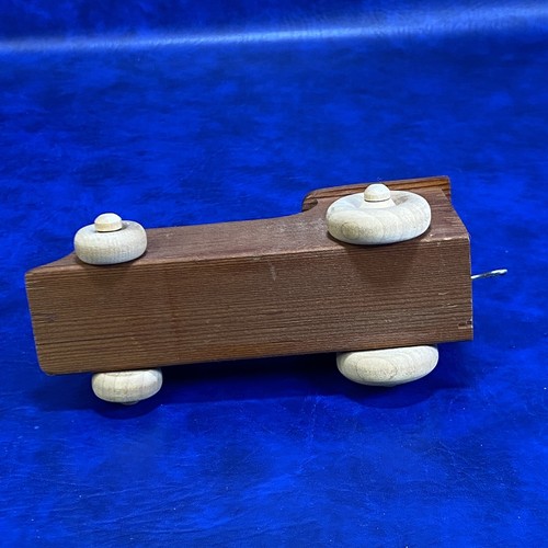 Handcrafted Homemade 5 Piece Wooden Model Train Minimalistic Simple OOAK - Picture 9 of 24