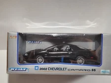 Welly 2002 Chevy Camaro SS 1:18 Scale Diecast Model Car Black Paint Rash 2111