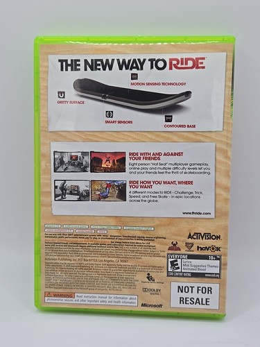 Tony Hawk Ride Xbox 360 With Manual CIB - Picture 2 of 6
