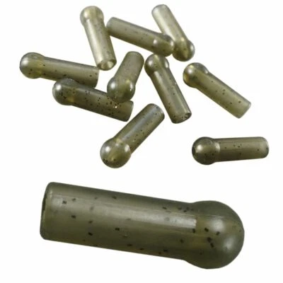 Buffer Beads 10 St. Life ORANGE Pufferperlen Knoten Puffer Silikon Gummi Dämpfer