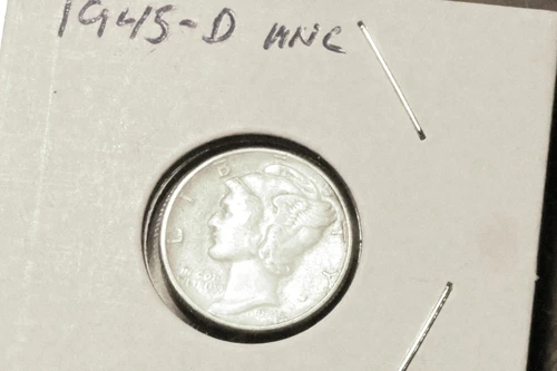 1945-D     UNC    MERCURY DIME