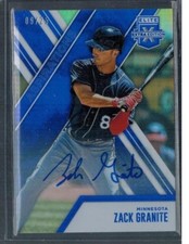 2017 ELITE EXTRA EDITION ZACK GRANITE RC AUTO 9/25 BLUE AUTOGRAPH ASPIRATIONS