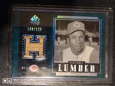 2003 UD SP Historic Lumber Frank Robinson Game Used Bat Cincinnati Reds 108/125