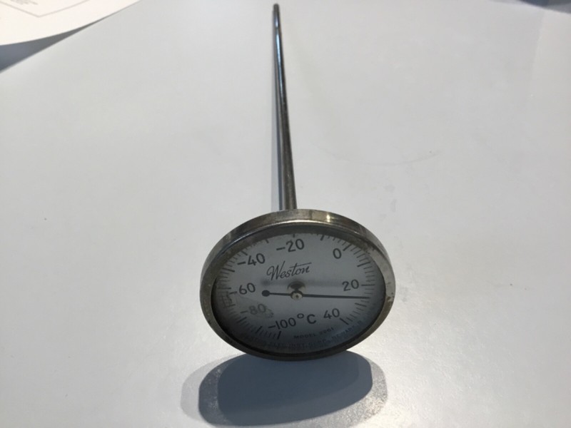 Vintage WESTON Model 2261 Testing Thermometer 40-100 C Made in USA