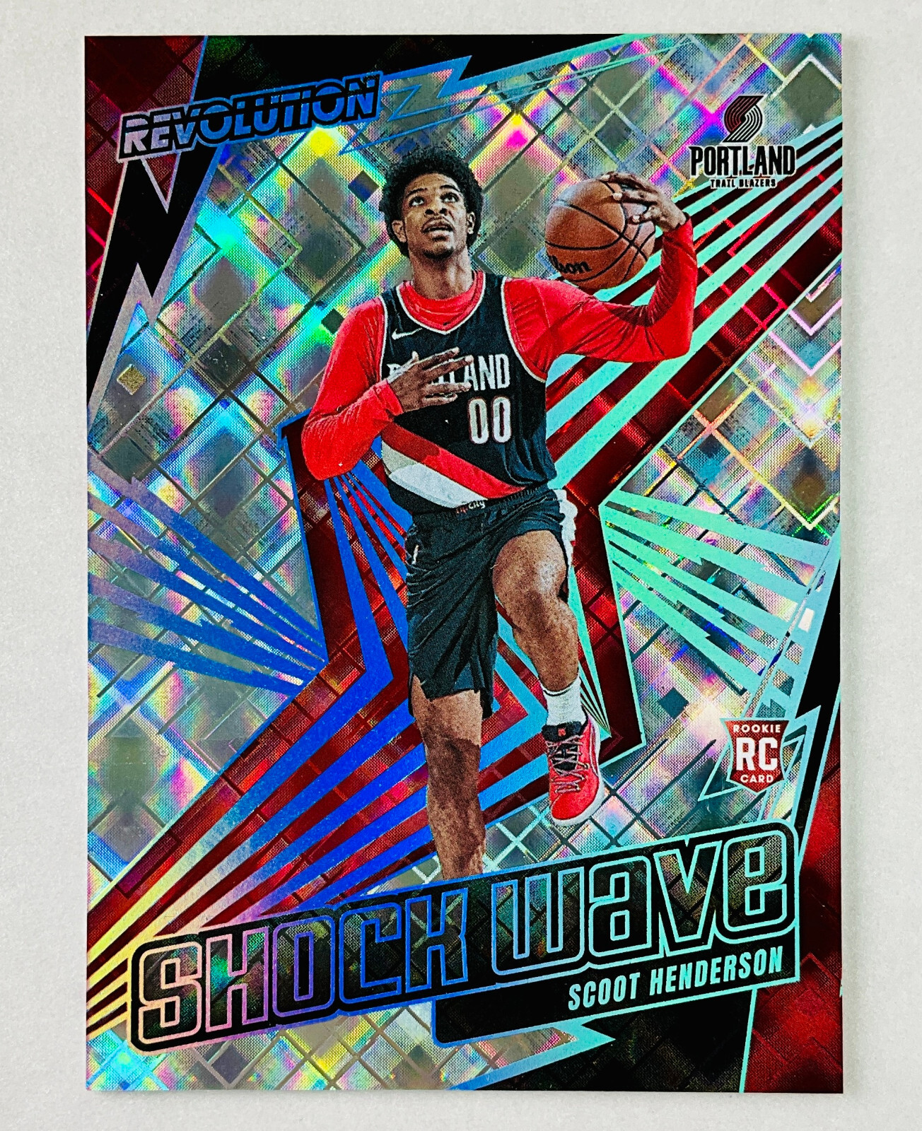 Scoot Henderson 2023-24 Revolution Shock Wave Cosmic /99 RC Rookie