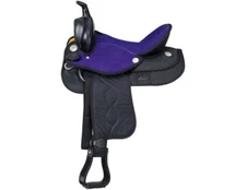 King Series Western Saddle Eclipse Barrel Suede Deep Seat KS921