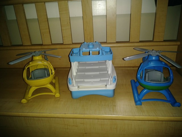 green toys rescue boat