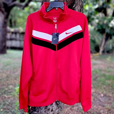 SZ XL Nike The Athletic Dept. Striker Track Warm Up Jacket Red Men s 532919-612