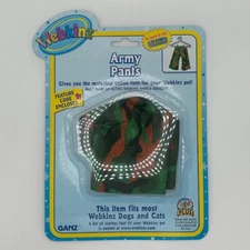 🪖 New Webkinz Army Pants with Unused Code - Pet & Smoke-Free 🪖