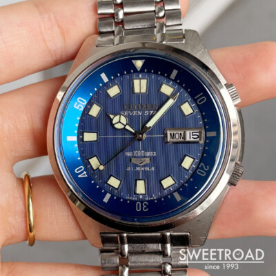 Citizen Seven Star Ref.2812-Y Cal.5270 Vintage 21 Jewels SS