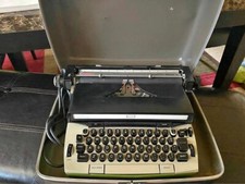 1969 Sears Electric power 12 typewriter with case￼ thumbnail