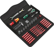 Wera 135926 Kraftform Kompakt W1 Maintenance Kit Silver 35 Pieces New